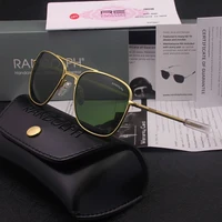 RE gafas de sol para hombre de alta calidad antiarañazos espejo militar del ejército americano AGX lente de vidrio templado gafas de sol piloto UV400