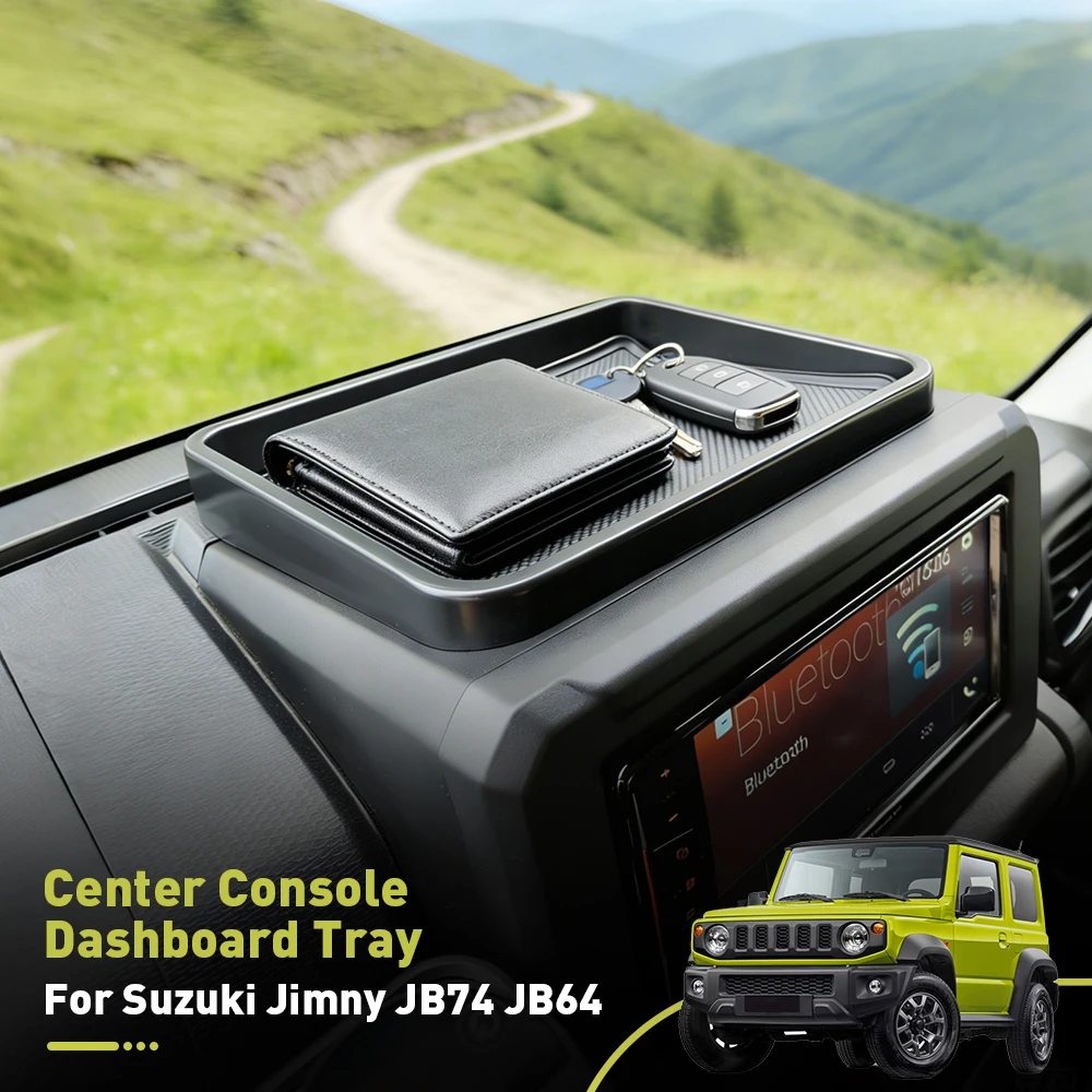 

For Suzuki Jimny JB74 JB64 Dashboard Organizer Box ABS Center Console Dash Storage Tray For Jimny JB64 2019-2025