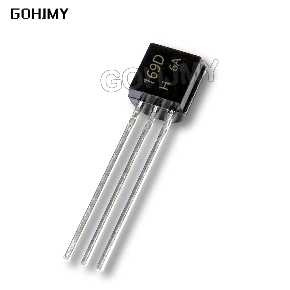 50 teile/los bt169d bt169 bis-92 triacs thyristor scr 400v 9a 3-pin spt neu to92