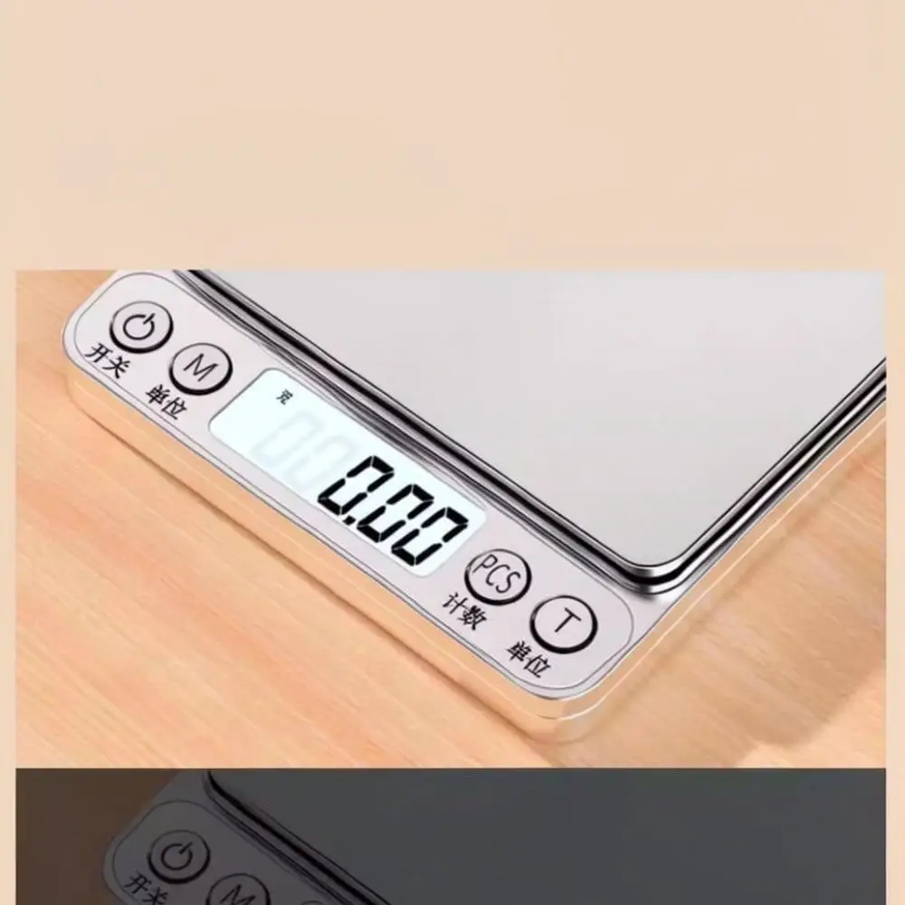 Precise Digital Kitchen Scale Food Weight Balance For Baking Coffee Cooking Electronic Gram Measurement Gadget Easy Storage
