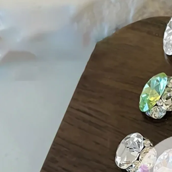 

5 шт. 6*8 мм стеклянные подушки свободные стразы Pointback дизайн ногтей клейкие аксессуары кристаллы DIY камни для изготовления ювелирных изделий