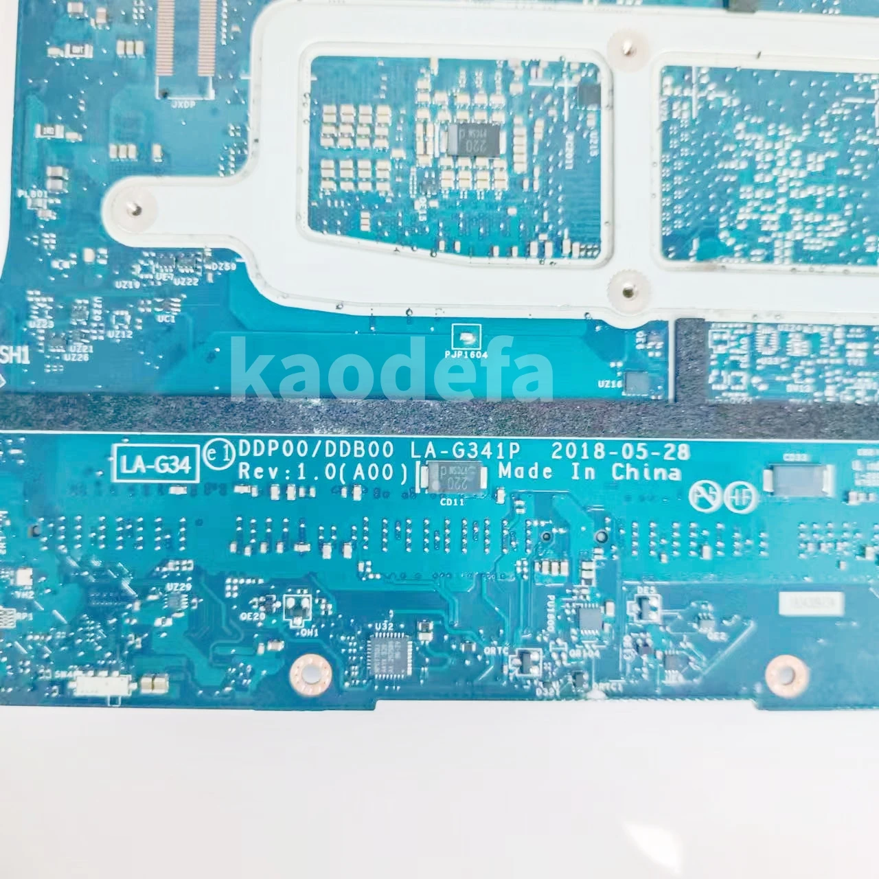 Imagem -06 - Placa-mãe Portátil para Dell Ddp00 Ddb00 La-g341p Dell Xps 15 9570 Precisão 5530 Cpu I58300h Sr3z0 Uma Cn03fyd6 100 Teste ok