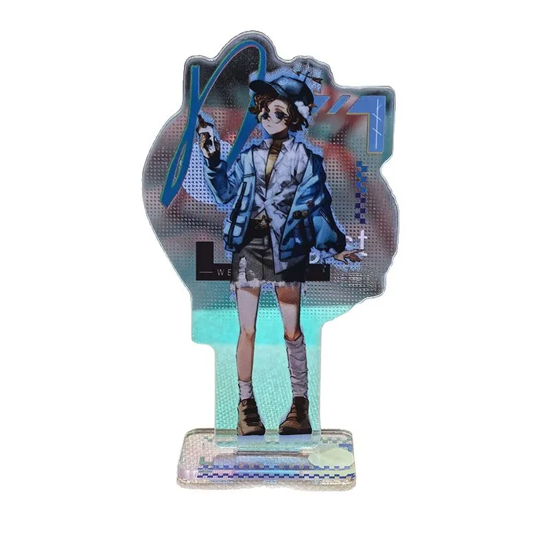 Game Horror Identity V Acrylic Laser Stand Surrounding Female Ph.D. Meteorologist Bartender Model Cosplay Props Desk Ornament