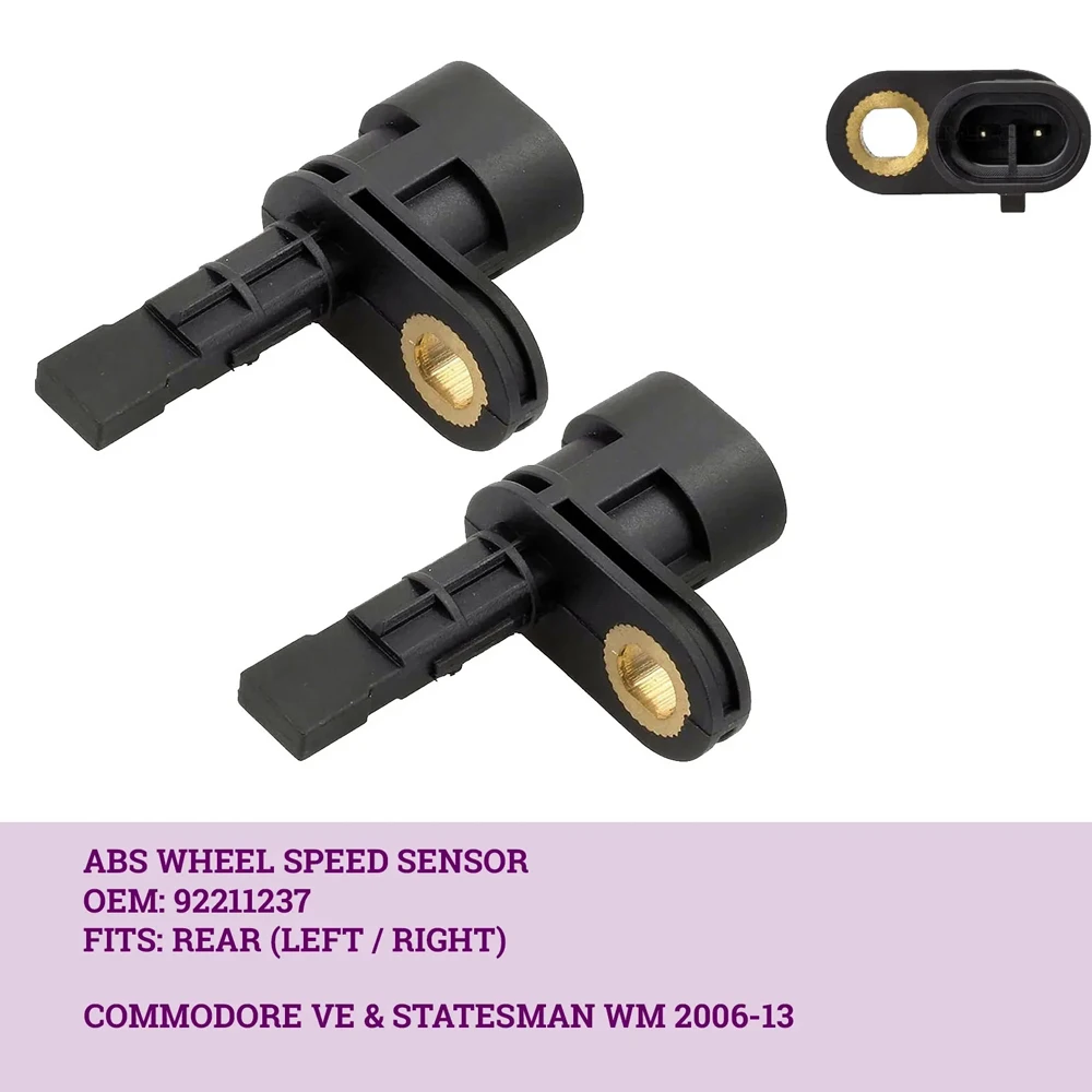 92211237 Sensor de velocidad de rueda trasera izquierda derecha ABS para Holden Commodore VE Statesman WM 2006-2013 Chevrolet Caprice Pontiac G8