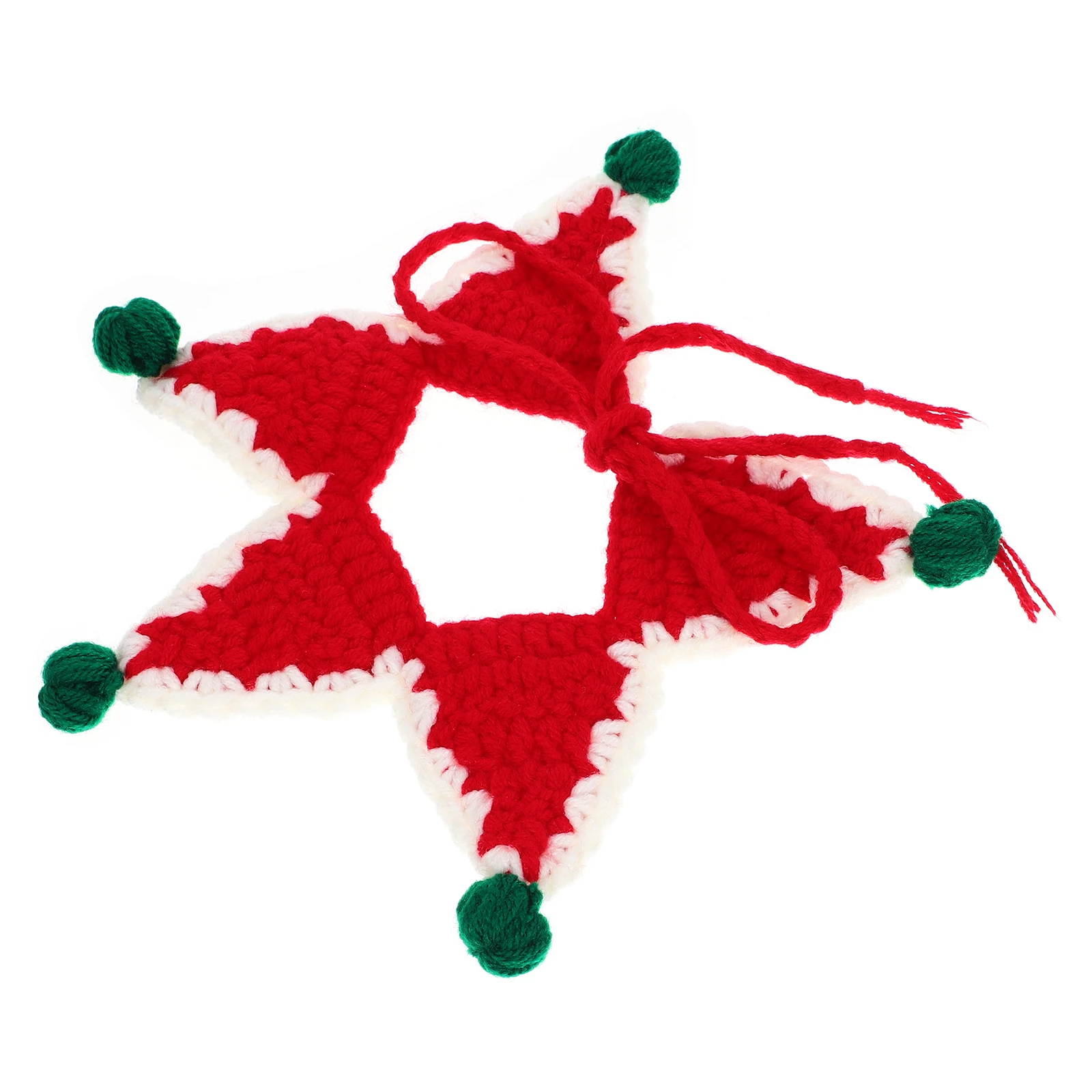 

Pet Scarf Decorative Accessory Knitting Collar Neck Decoration Kitten Christmas Cat Accessories