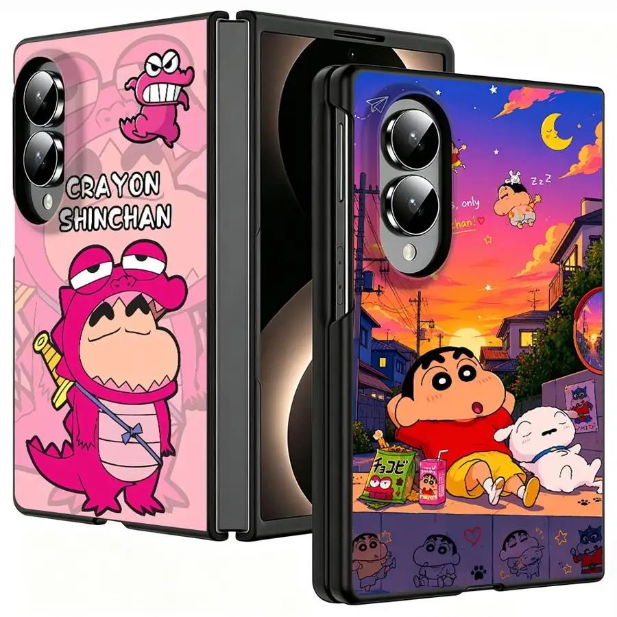 Hülle für Samsung Galaxy Z Fold8 Wide ZFold8 Z Fold 8 ZFold Wide Handyhülle C-Crayon S-ShinChan