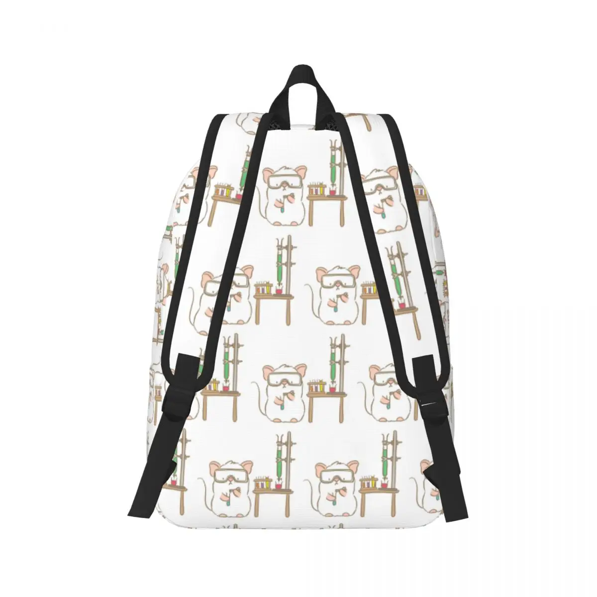 Lab Mouse Backpack Daypack Large Capacity Boys Girls BookBag School Bag Shoulder Bags for Men Women