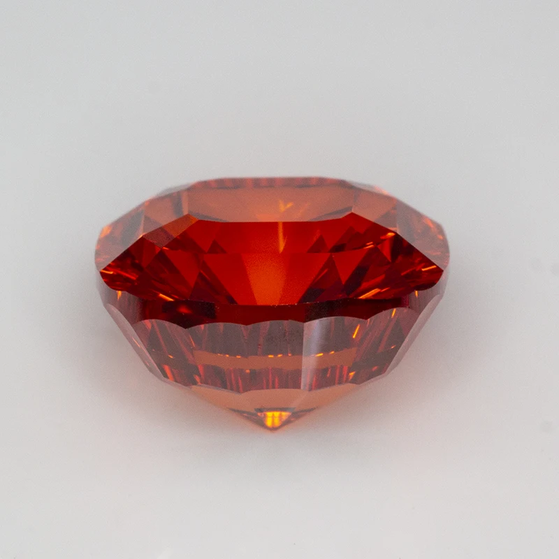 جديد الأحمر 10x10 مللي متر وسادة الألفية قطع مكعب أحجار الزركونيا أحجار كريمة مفكوكة لصنع المجوهرات