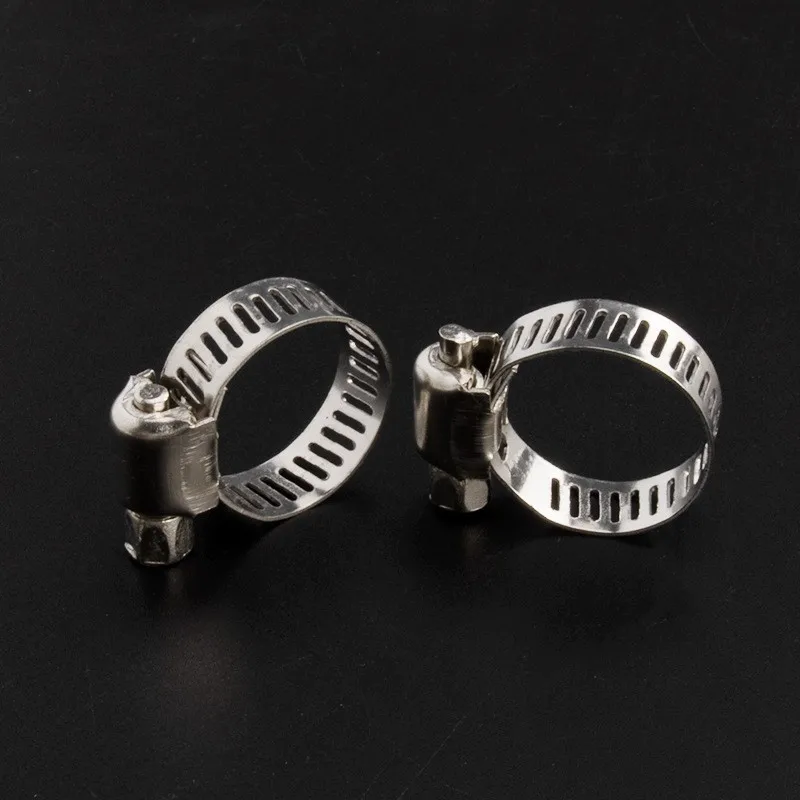 Easy Screw Tighten 6-12mm Flexible Tube Clamps 23 pcs, perfect for Garden Water Pipe, Corrosion Resistant Durable