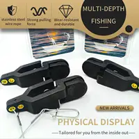 Clip de liberación de downrigger de pesca portátil de alta tensión de 12 pulgadas para equipo de pesca, cometa, curricán.
