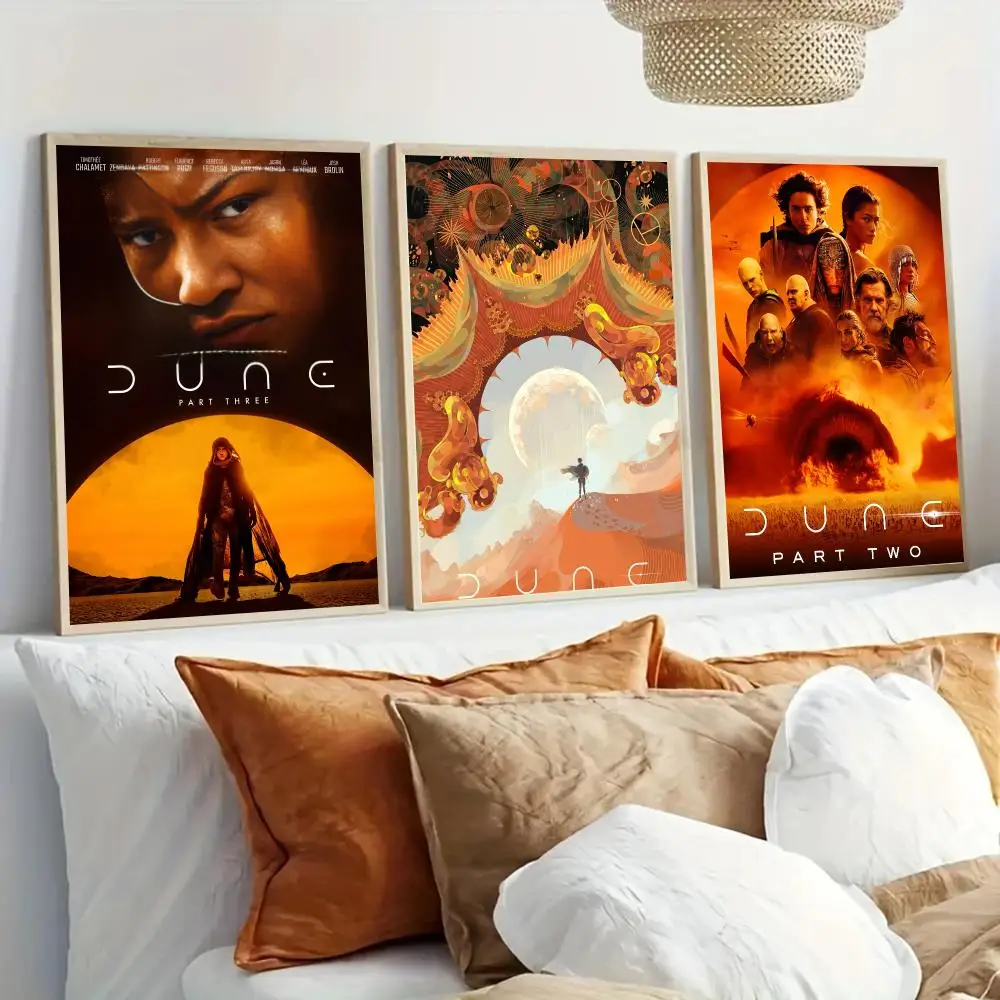 Hot Game D-Dune Flim Poster Modern Home Living Bedroom Bar Hallway Waterproof Wall Art Aesthetic Decor