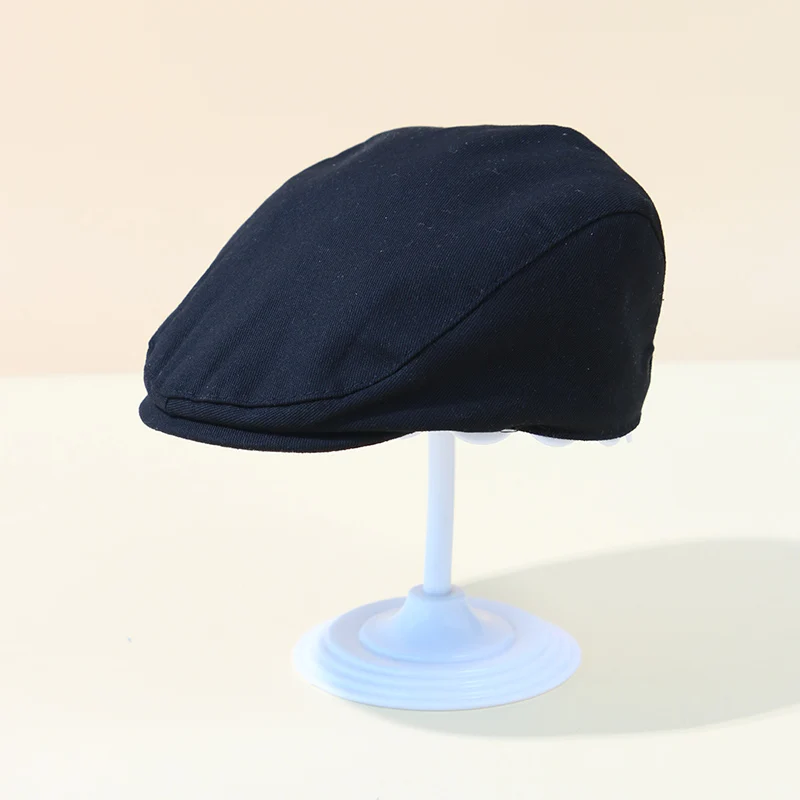 Solid Color Baby Beret Hat Summer Infant Beanie Cap Berets for Boys Girls Korean Simple Toddler Kids Peaked Caps 아기모자