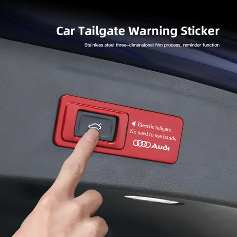 자동차 트렁크 스위치 경고 스티커 뒷문 리프팅 커버 데칼 For Audi Sline A3 A1 A4 B8 B7 A6 C7 A5 A7 A8 B9 B6 C6 Q2 Q3 Q5 Q7 자동차 트렁크 스위치 경고 스티커 뒷문 리프팅 커버 데칼 For Audi Sline A3 A1 A4 B8 B7 A6 C7 A5 A7 A8 B9 B6 C6 Q2 Q3 Q5 Q7