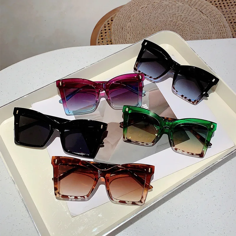 Y2K Vintage Luxury Brand Designer Double Color Butterfly Sunglasses Women For Men Sun Glasses Punk Popular Outdoor UV400 Trendy