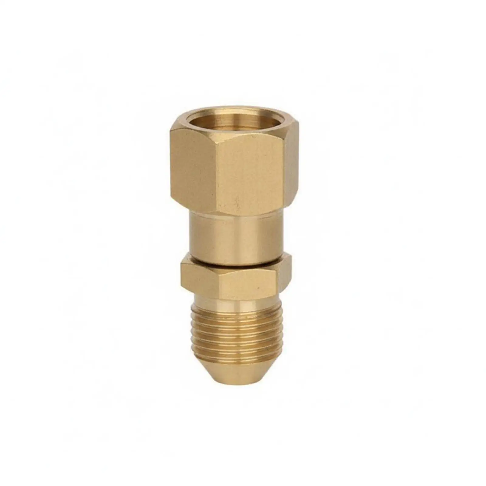 High Pressure Washer Connector for Car Detailing Copper Anti Kink Rotating Hose Adapter Universal Fit with Multiple Thread