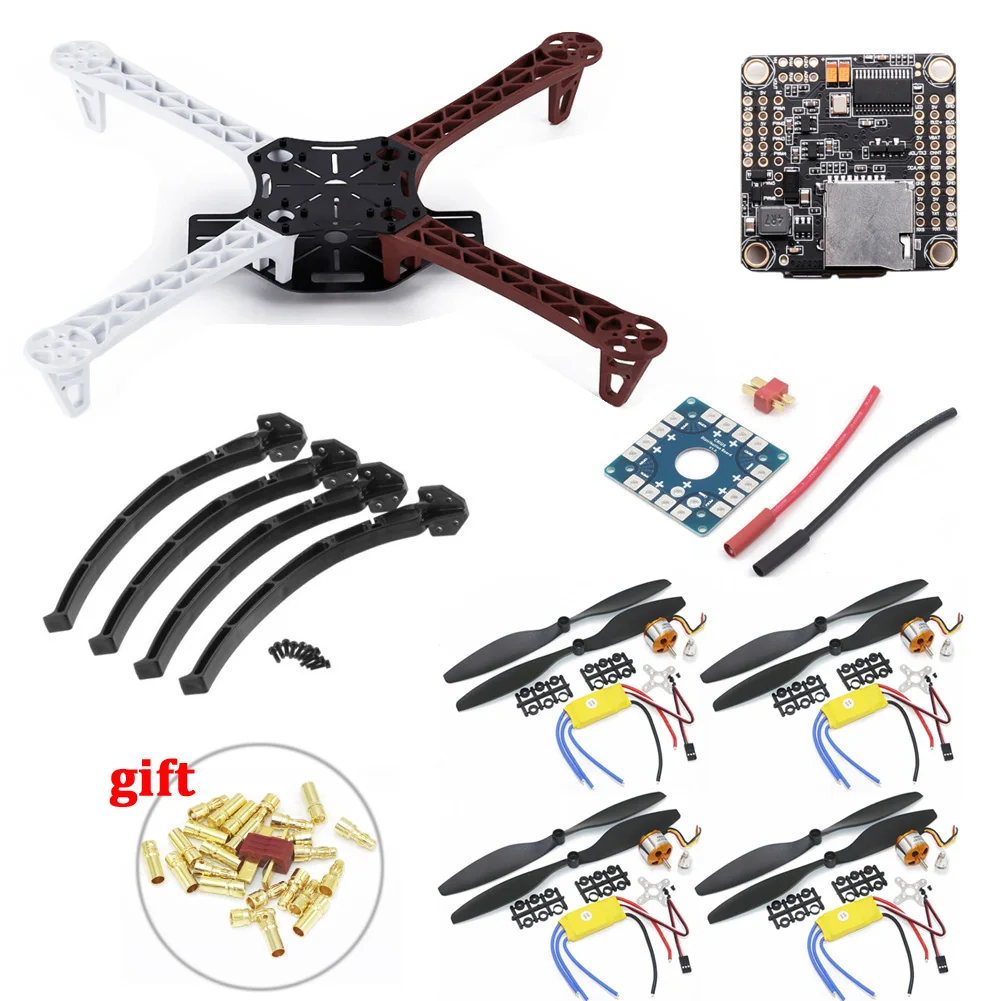 F450 PCB Frame Kit F4 V3S Flight Controller Board XXD A2212 1000KV Motor 30A ESC 1045 Props For Rc Quadcopter