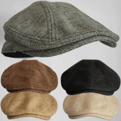 Men Casual Newsboy Hat Spring Autumn Retro Beret Hats Wild Casual Hats Unisex Wild Octagonal Cap for Men Street Caps Gorras Men