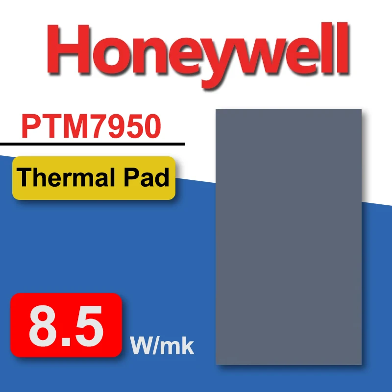 RGEEK 8.5W/mk Honeywell PTM7950 Conductive Phase Change Silicone Thermal Pad Paste Sheet Grease for Laptop PC CPU Cooling Pads