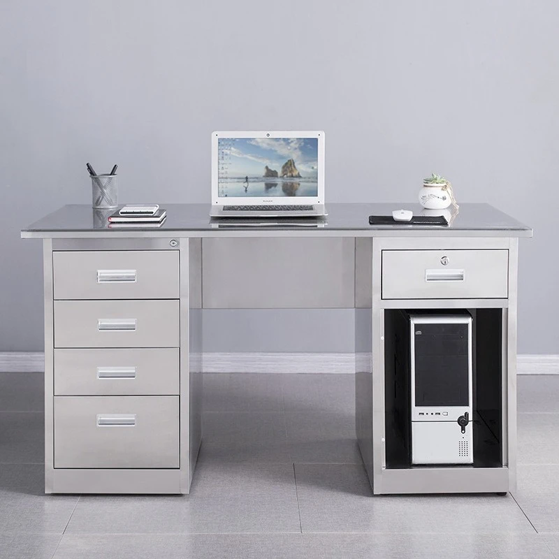 304 stainless steel desk dust-free purification workshop workbench experimental medical workbench lockable drawer