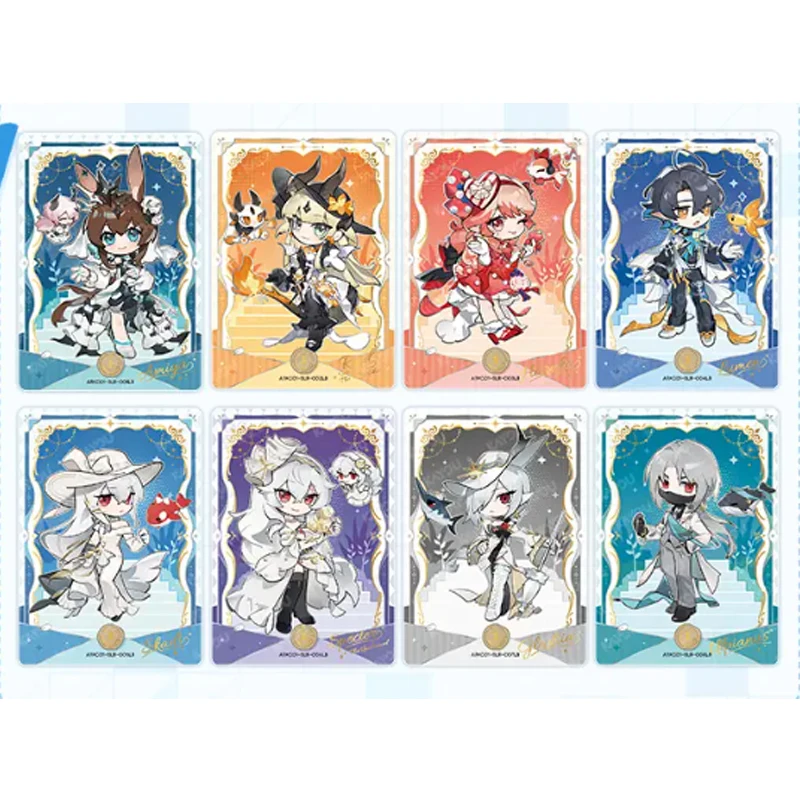 Kayou Arknights Shiguang Menghui Vol.1 Trading Card 4 Boxes Cute Character Anime Peripheral Surprise Blind Box Toy Gift For Fans