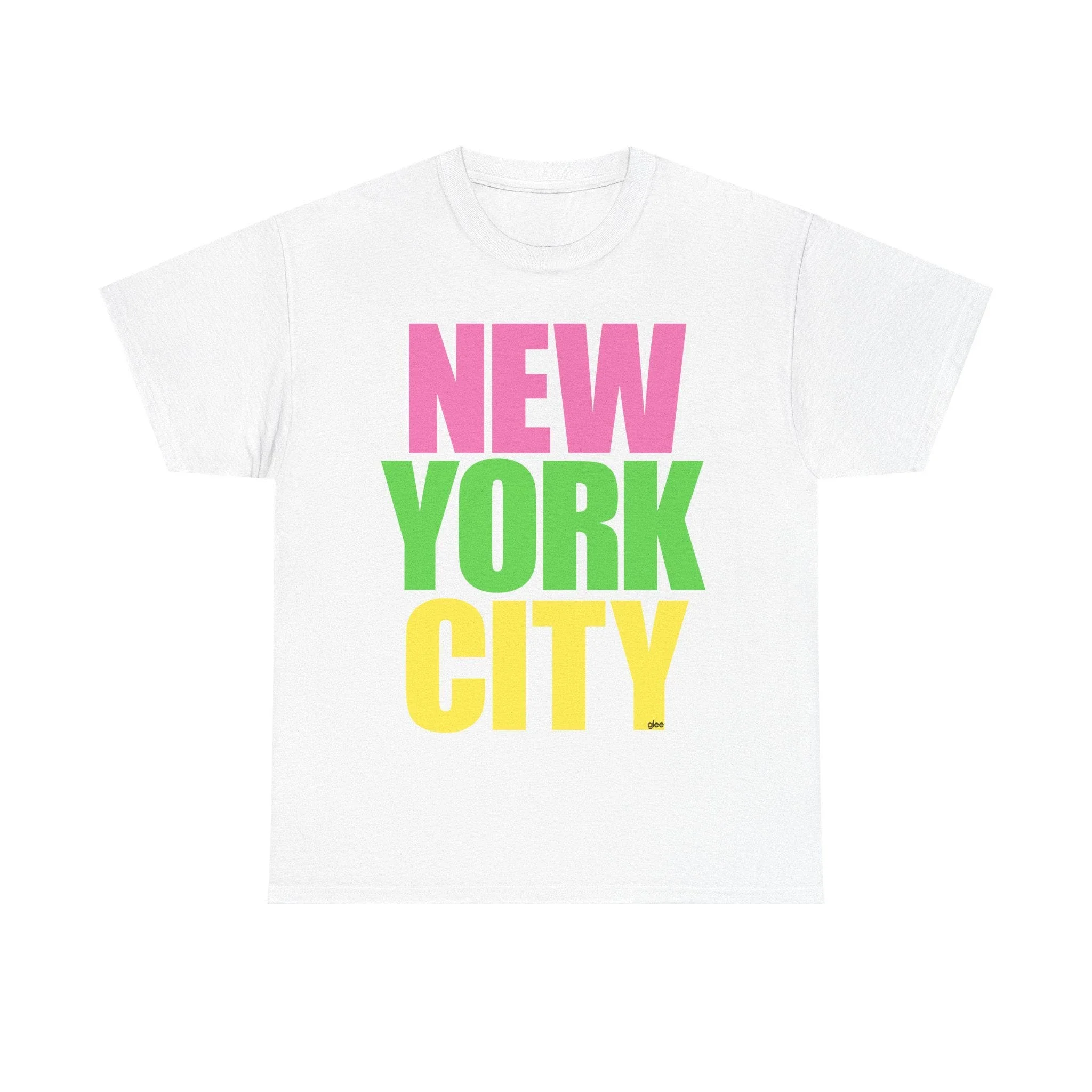 2026 Sommer Damen-T-Shirt „Glee New York City“, bedrucktes T-Shirt mit Rundhalsausschnitt – Detail 8