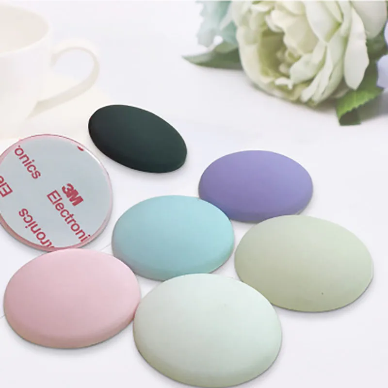 Door Stopper 4Pcs Door Close Protection Pad Silicon Soft Door Cushion Rubber Silicone Mute Stickers Hardware Bumper Wall Mat