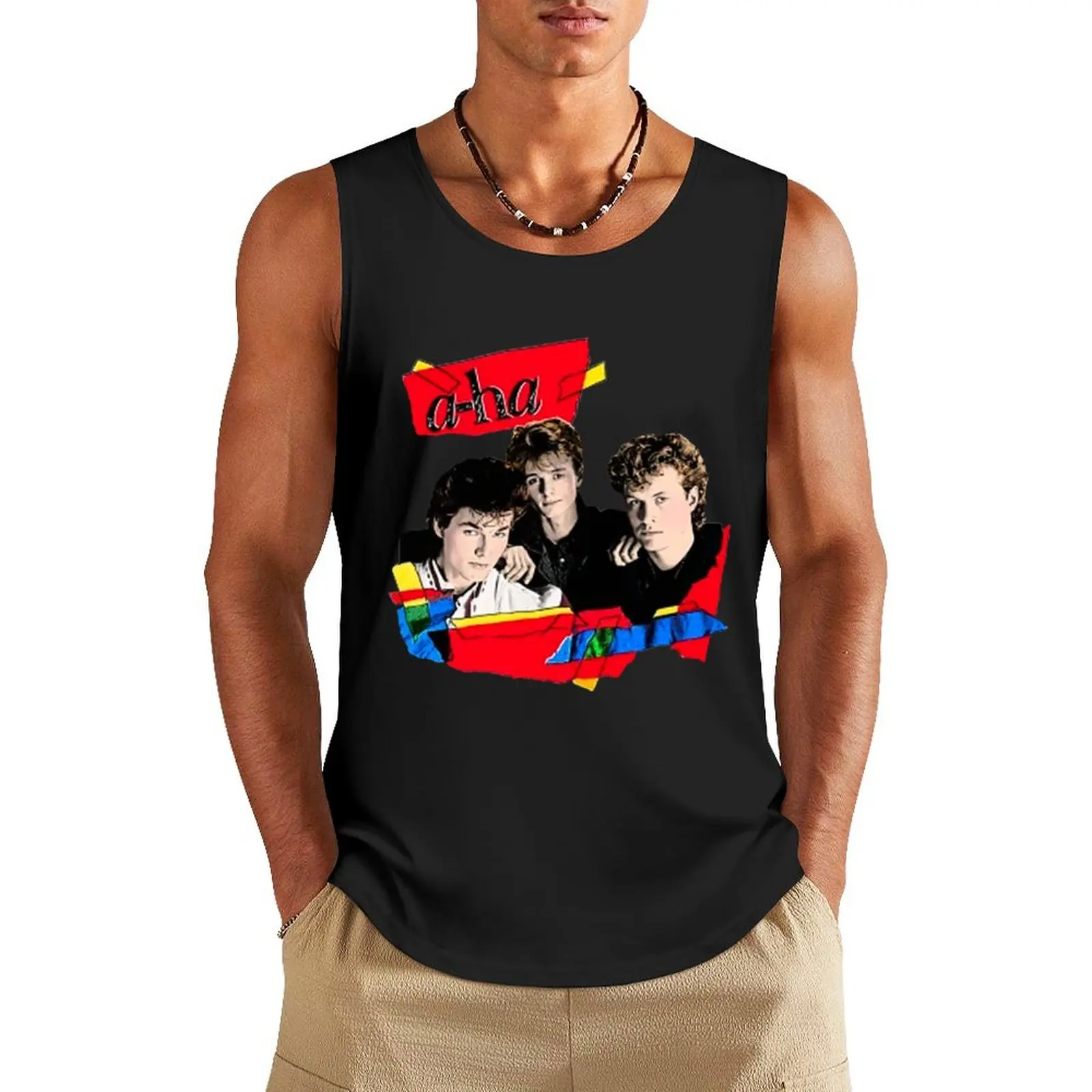 

A-HA Band Top Edition 06 Tank Top bodybuilding t-shirt Men's t-shirt