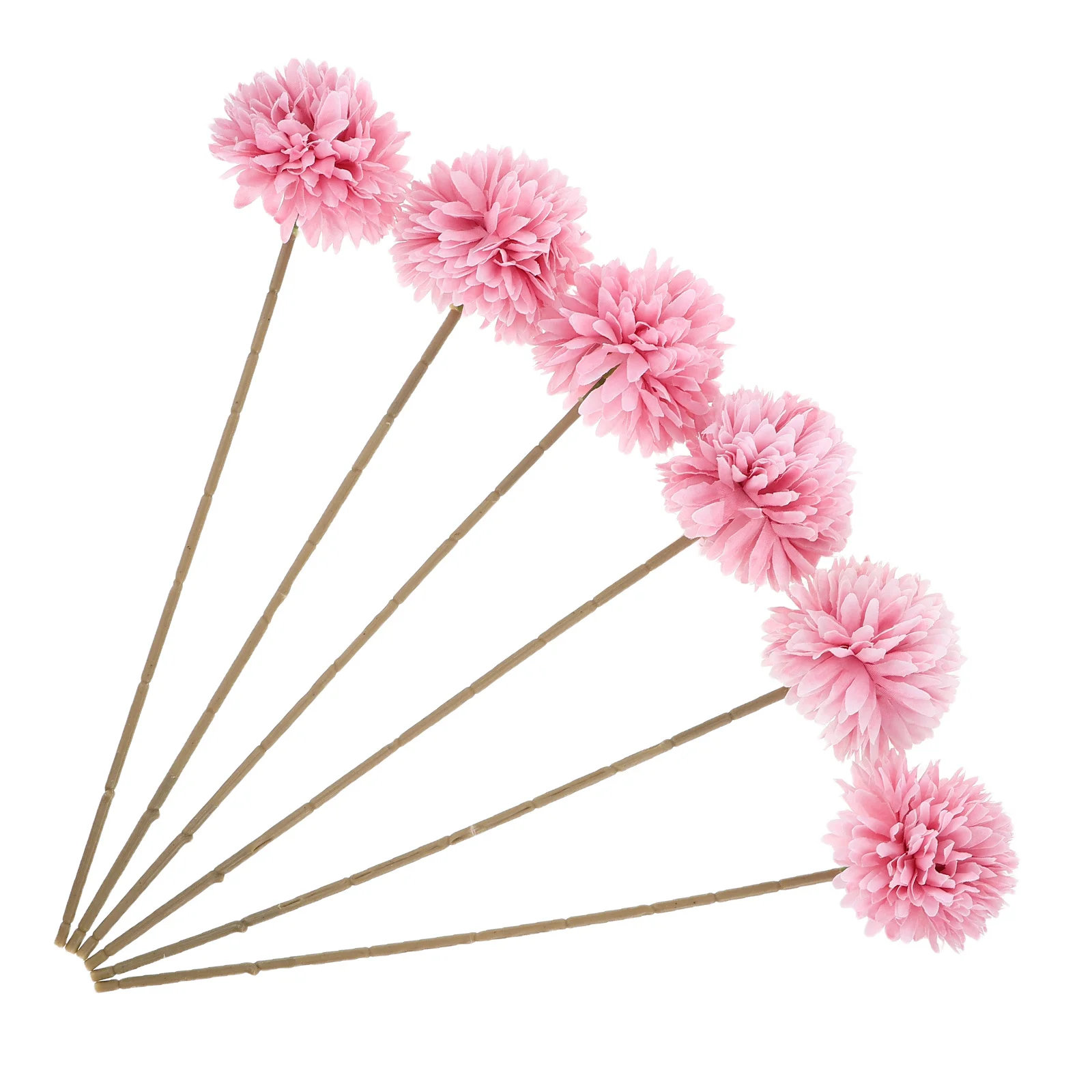 

6Pcs Artificial Dandelion Hyacinth Hydrangea Fake Flowers Realistic Bouquet Wedding Table Centerpieces Indoor Decorations