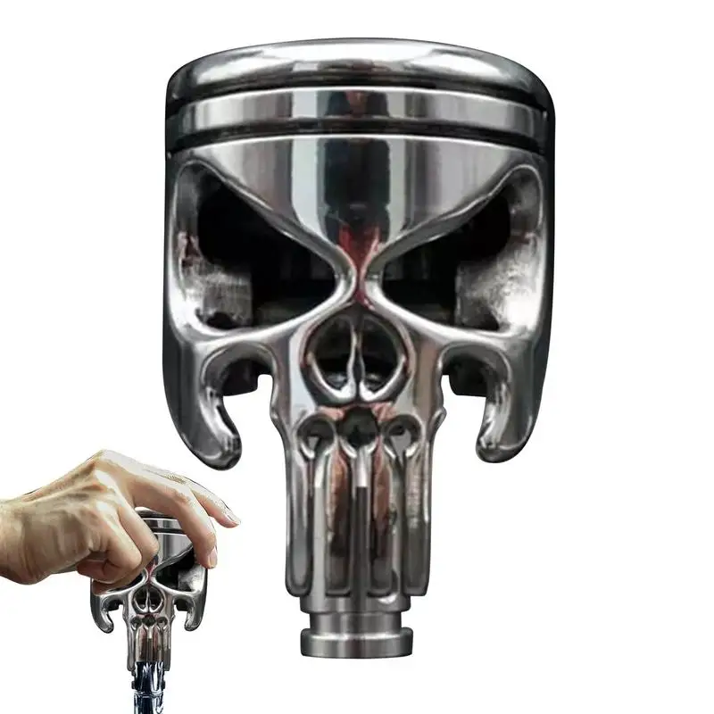 Skull Shifter Knob Car Gear Shift Gear Shift Knob Skull Car Transmission Shifting Stick Handle Skull Head Shape Car Stick Shift