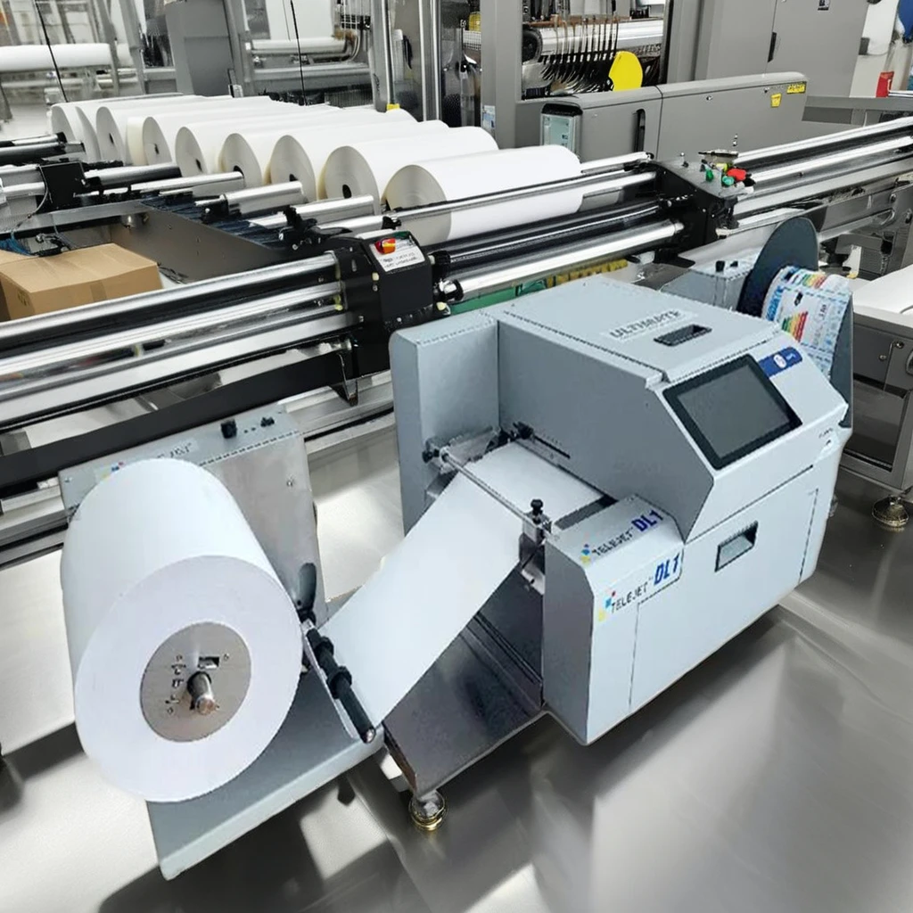 Industrial full-color sticker printer high-quality multi-color roll-to-roll digital inkjet label printer
