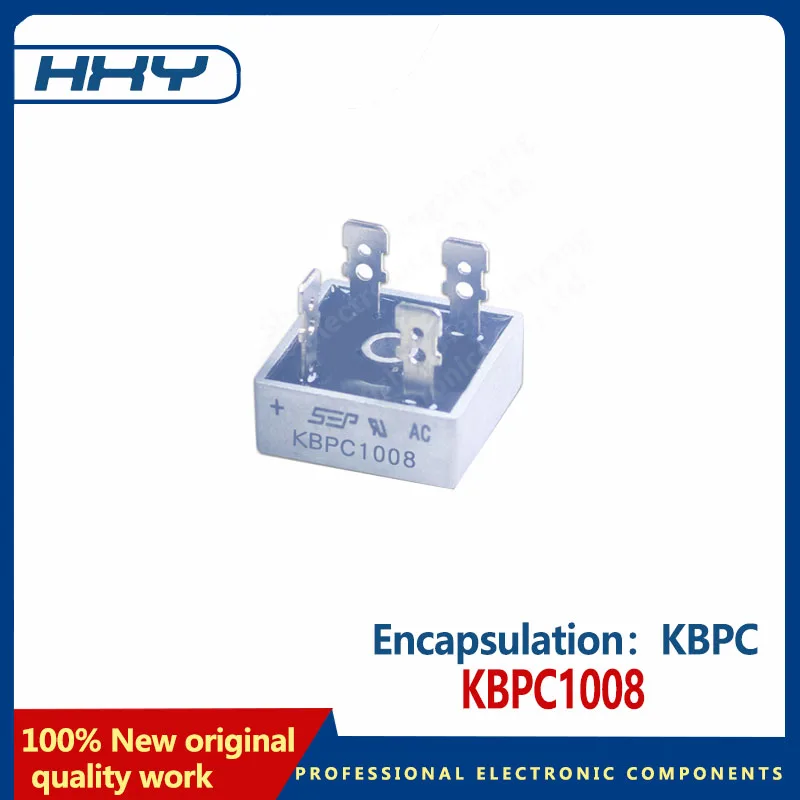 10 шт KBPC1008 KBPC посылка 10A80 0V силиконовый мостик выпрямитель