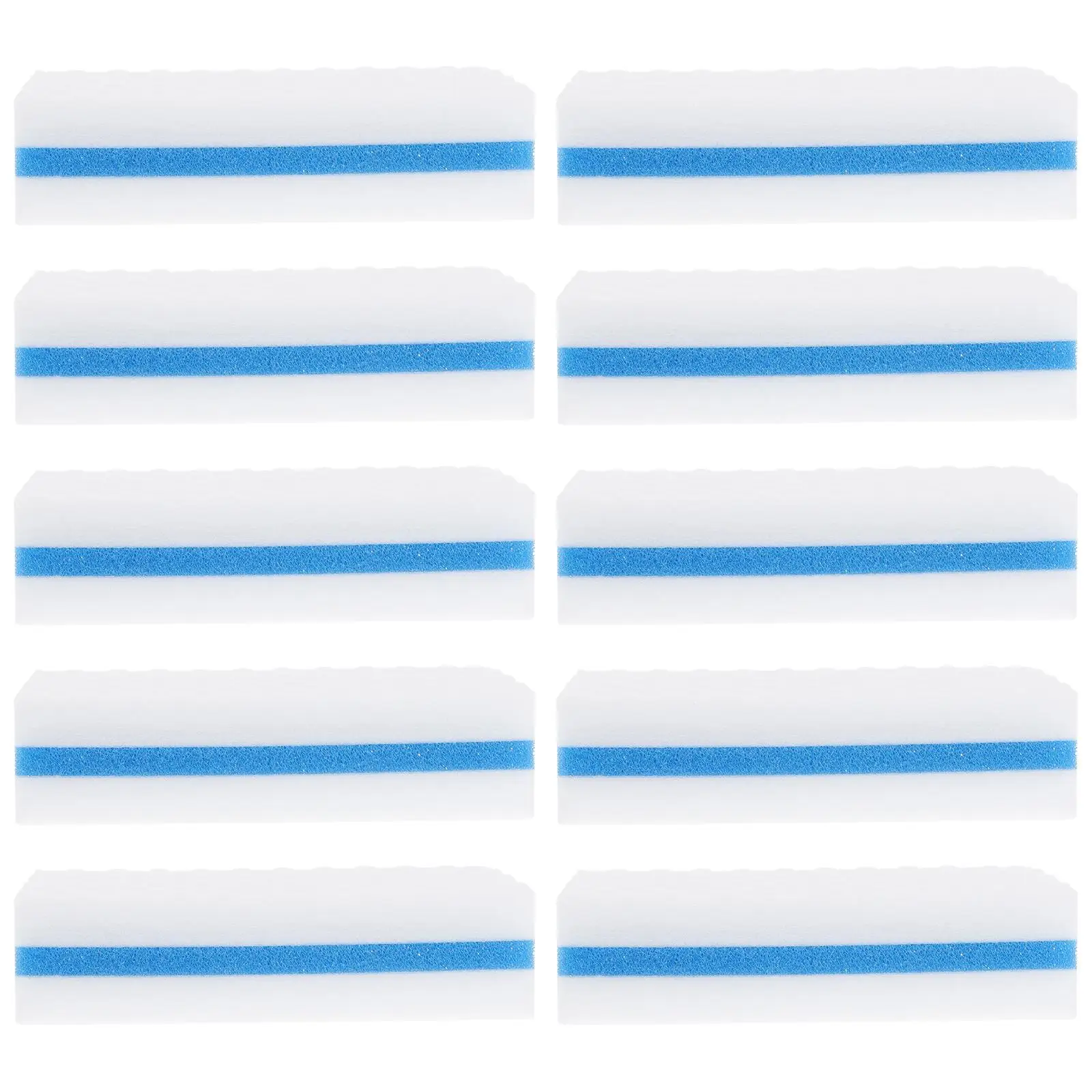 

10 Pcs Sponge High Density Foam Kitchen Dish Washing Tool Scrubber Soft Non Scratch Water Absorbing Easy Squeeze Dry