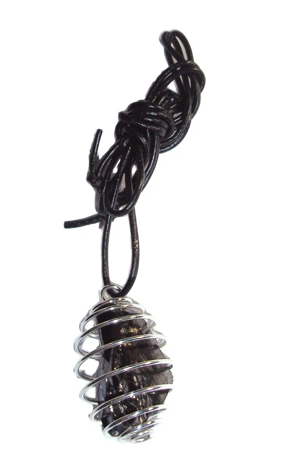 Elite Noble Shungite Protection Stone Certified Healing  Necklace Gift.1PC