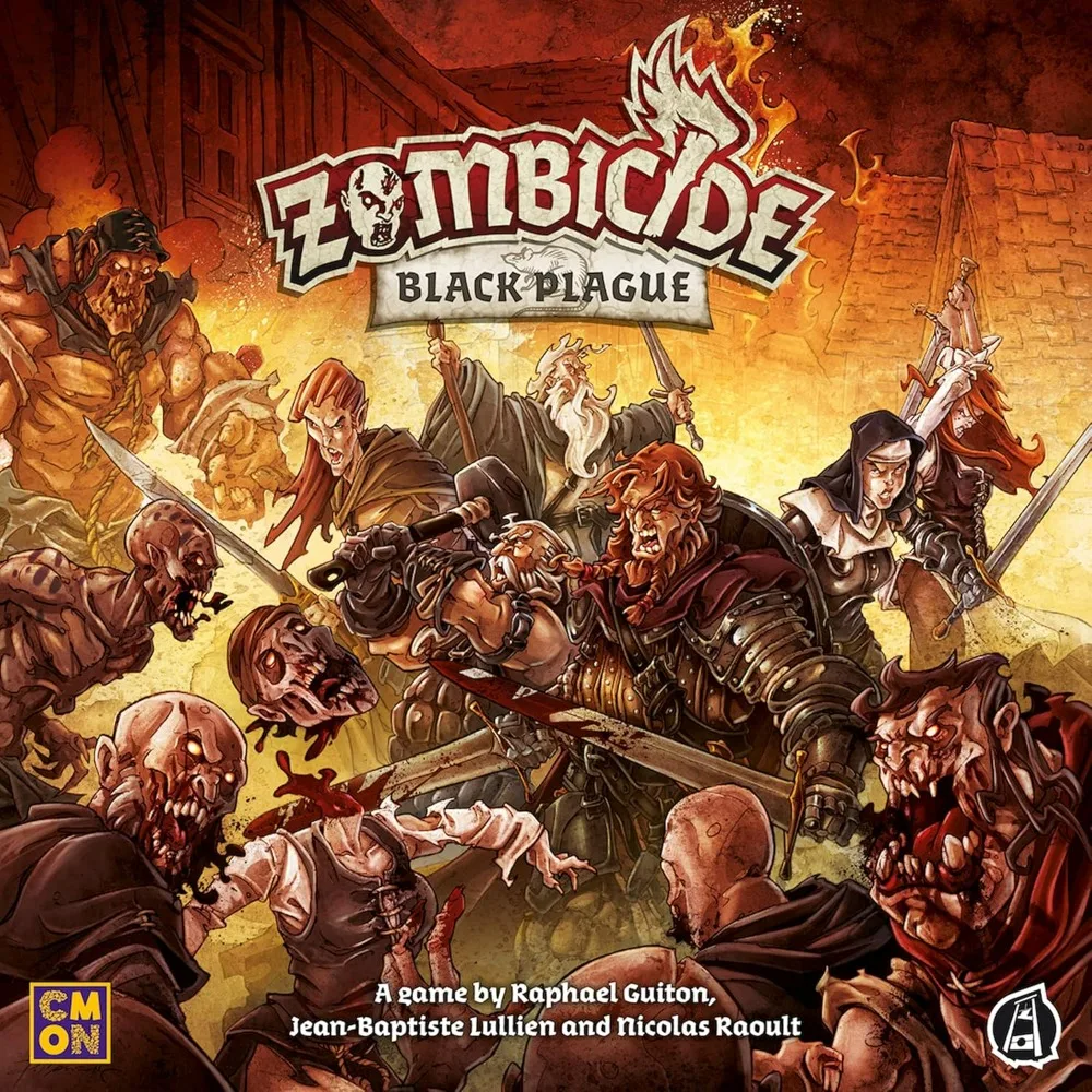 Zombicida-Juego de mesa de la peste negra (Base), juego de mesa de estrategia, juego de mesa de colaboración para adolescentes y adultos