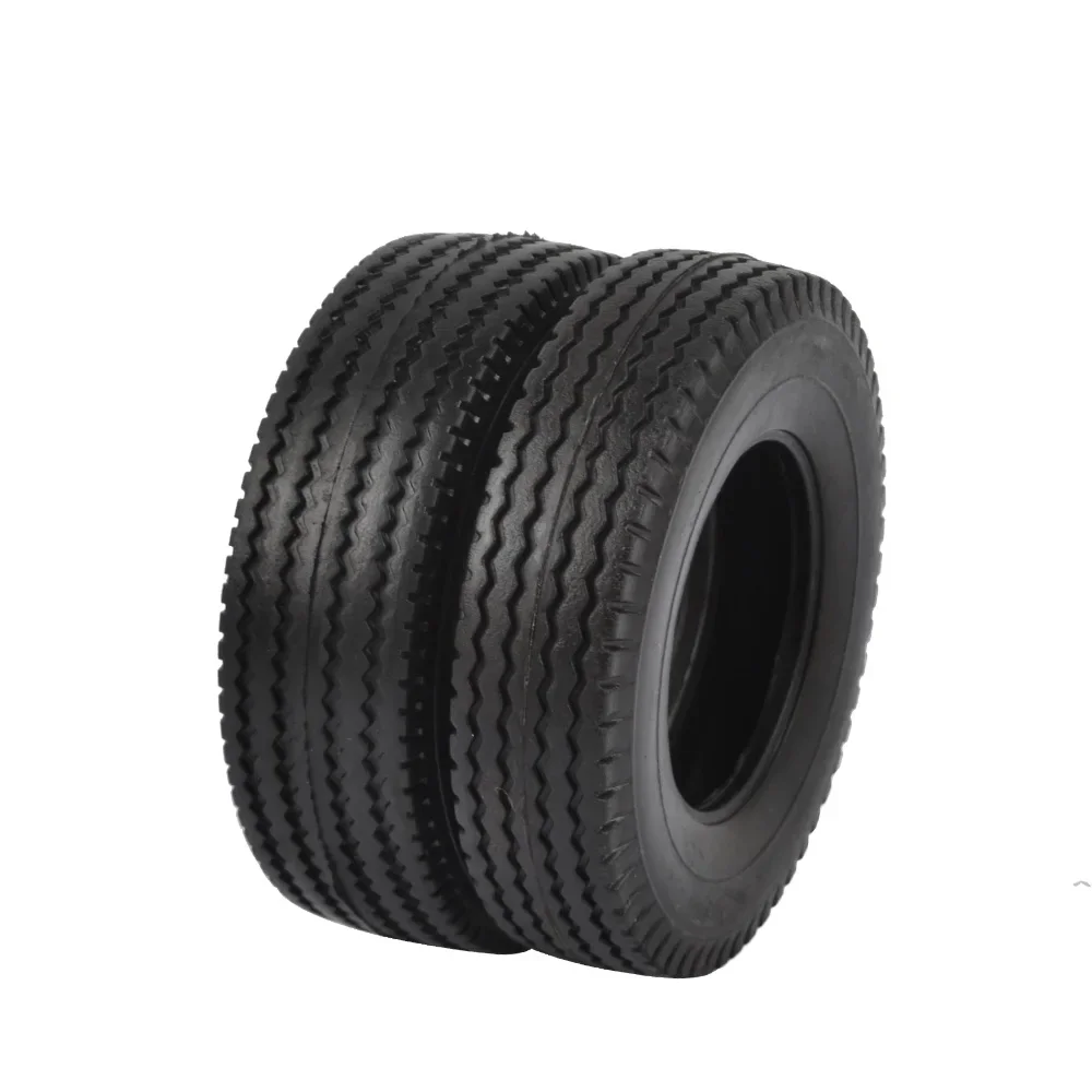 RC 1/14 Rubber Trailer Car Tires for 1:14 Tamiya Tractor Truck RC Climbing Trailer Car 1PCS