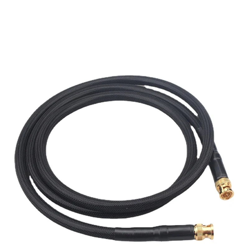 

Audio Pure Silver BNC Digital Coaxial Cable HD Video Radio Frequency SMA Audio Cable