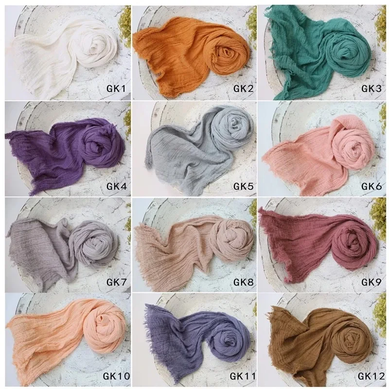 Stretch Baby Wraps Cloth Newborn Photo Props Blanket Wrap Cotton Soft Infant Boy Girl Photography Props Wraps Accessories