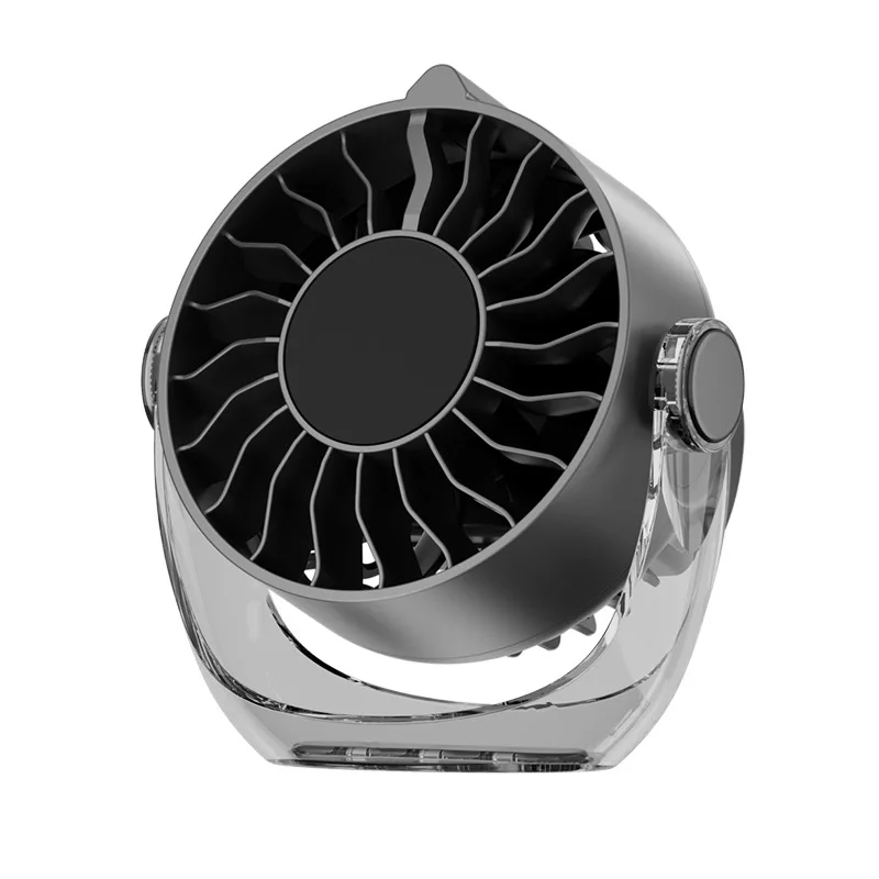 360 Degree Rotatable USB Rechargeable Magnetic Desk Fan 3 Wind Intensity Levels Portable Compact Design 12.87 cm Height