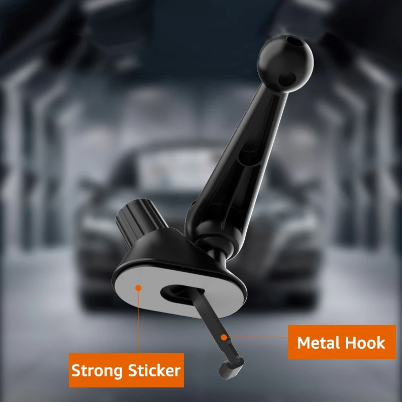 Universal 17mm Kugelkopf für Auto Air Vent Clip Telefon Halterung 360 Grad Drehbare Auto Air Outlet Telefon Halter basis Zubehör – Detail 3