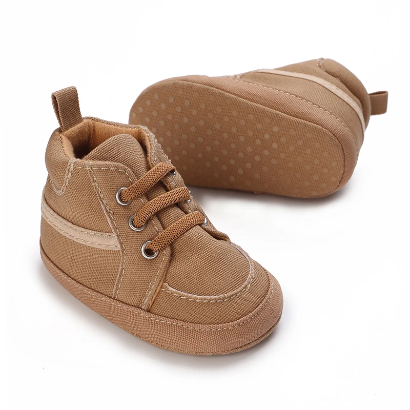 Sapatos esportivos para meninos e meninas, Sapatos formais de criança, Solas de borracha macia, Baby Soft Top Shoes, Recém-nascido Oxford First StepShoes, Baby Bed S