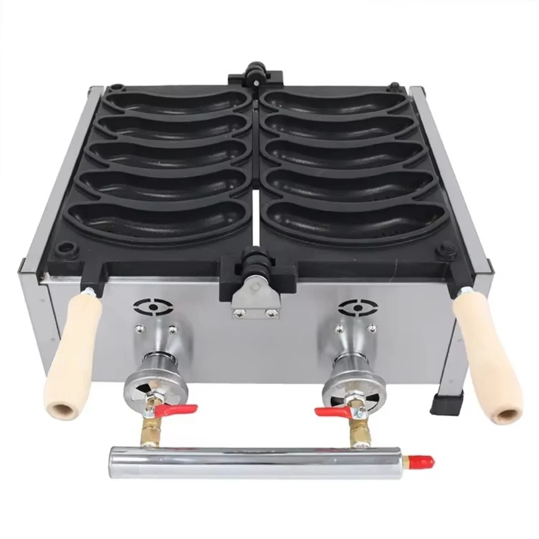 Banana burning machine, banana burning stall, egg waffle machine