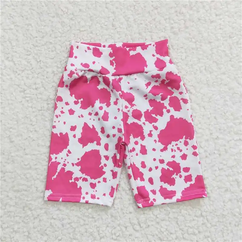 

z920-10 SS0029 Wholesale baby girls clothes Matching Cycling shorts Western Summer Boutique clothes for girls cycling shorts