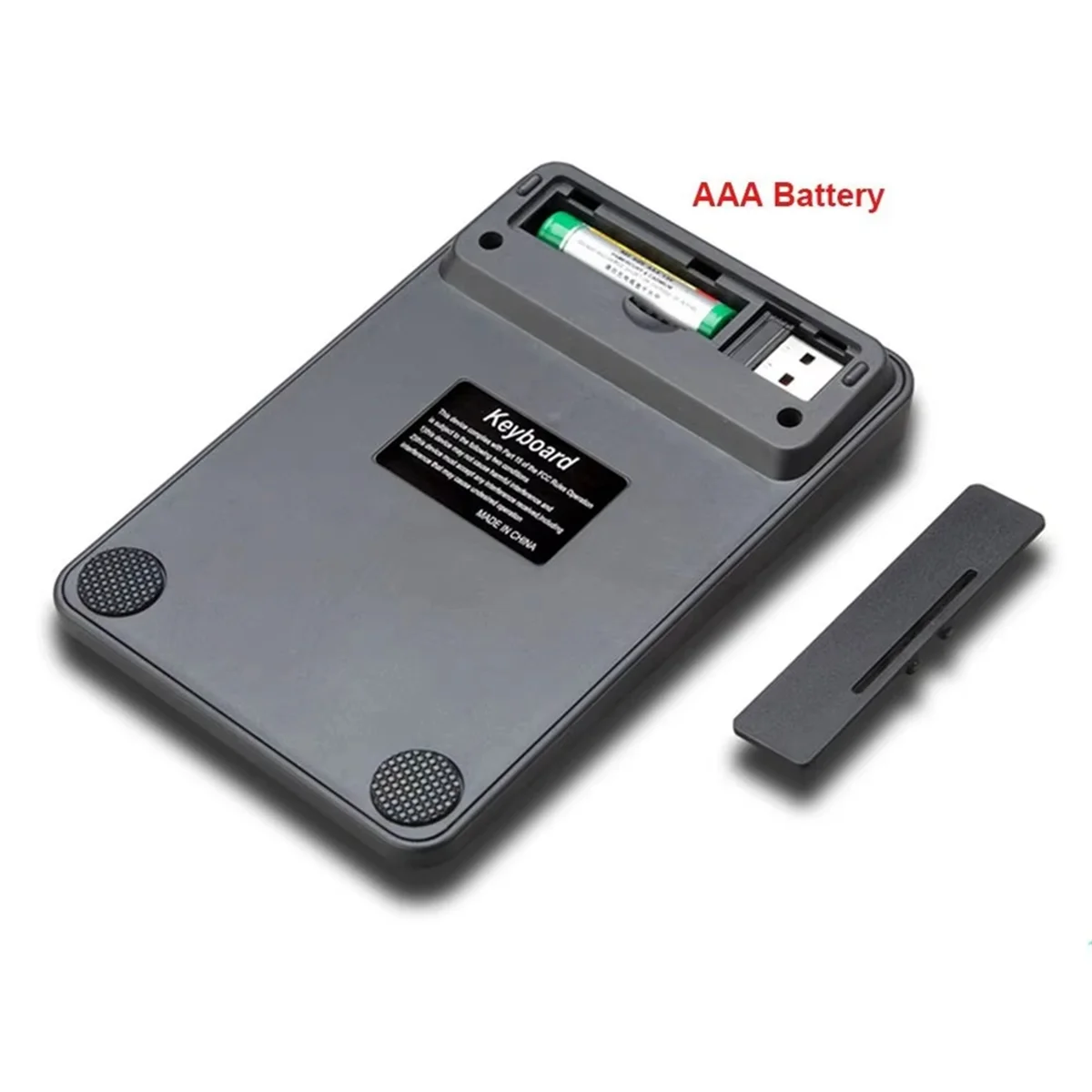 

Новая беспроводная цифровая клавиатура 2,4G USB 18-клавишная мини-цифровая клавиатура B