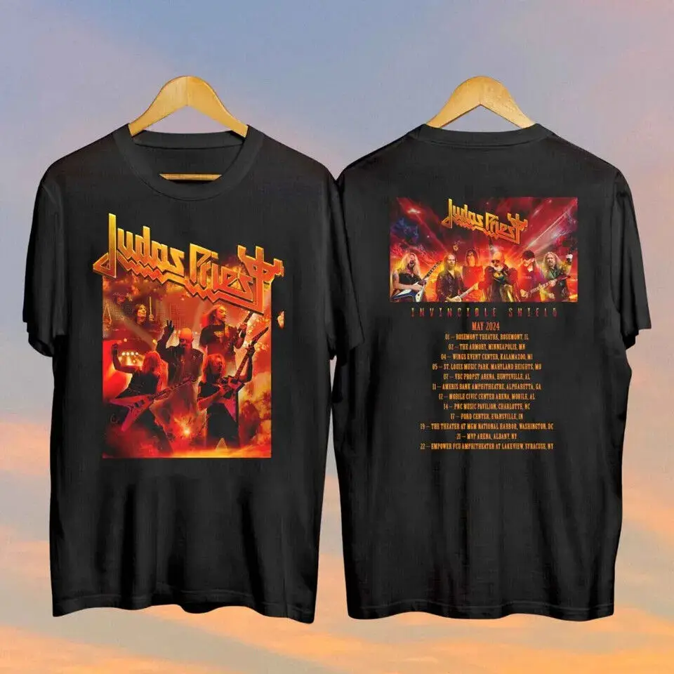 Judas Priest Invincible Shield 2024 Tour T-Shirt