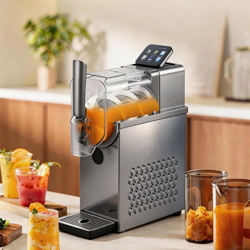 2026 Mini Home Shaved Ice Maker, 2.3L Smoothie Maker, Multifunctional Automatic Smoothie Maker, R290 Ice Cream Maker