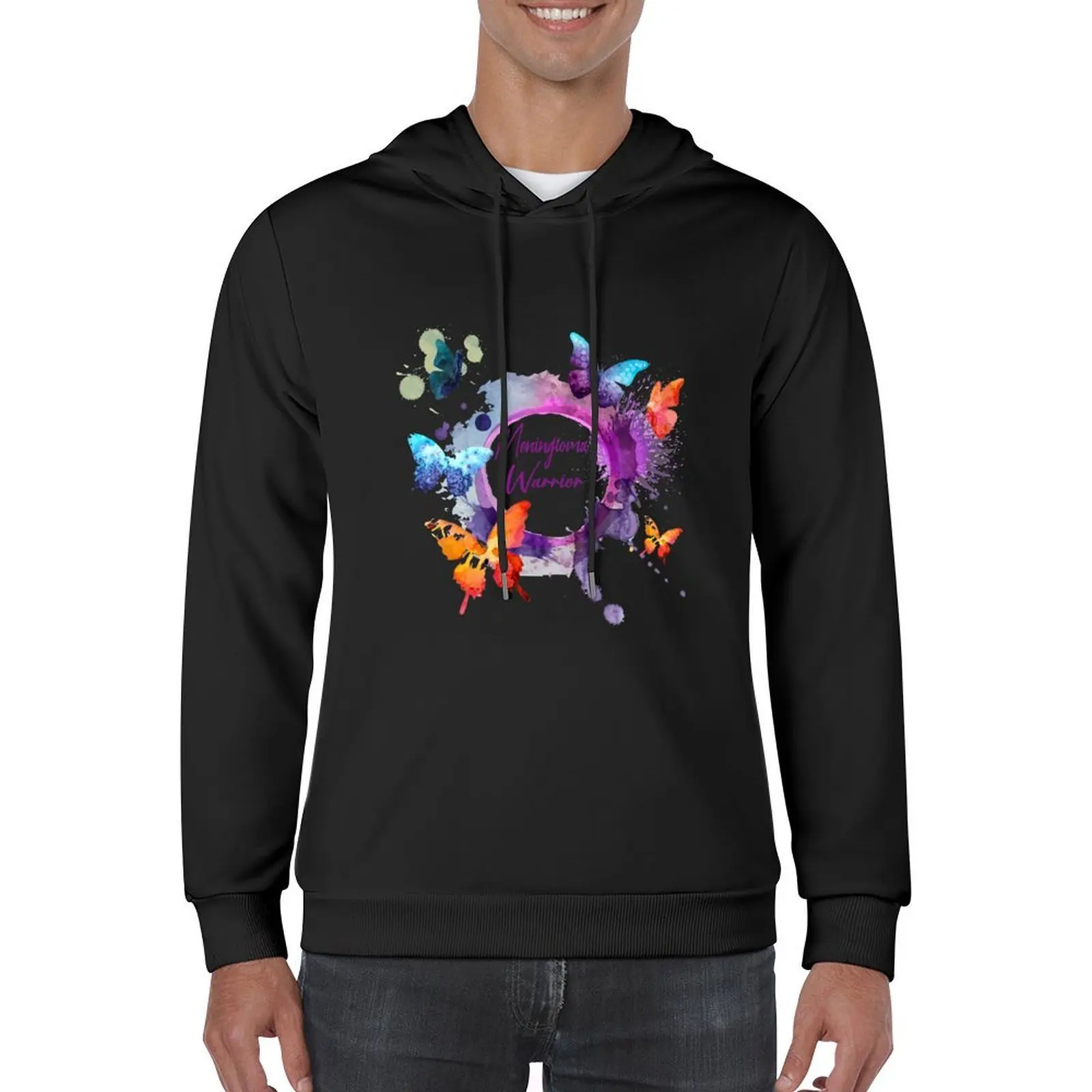 Meningioma Warrior Hoodie ملابس الرسوم المتحركة ملابس الخريف قميص مقنع ملابس الشتاء أنيمي هوديي