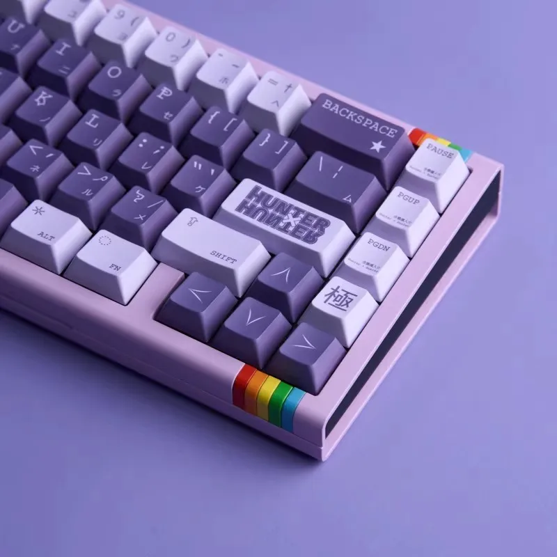 140 Keys/set HUNTER×HUNTER Series Keycaps PBT Anime Gaming Key Caps Cherry Profile Lightproof Keycap Chrollo Lucilfer