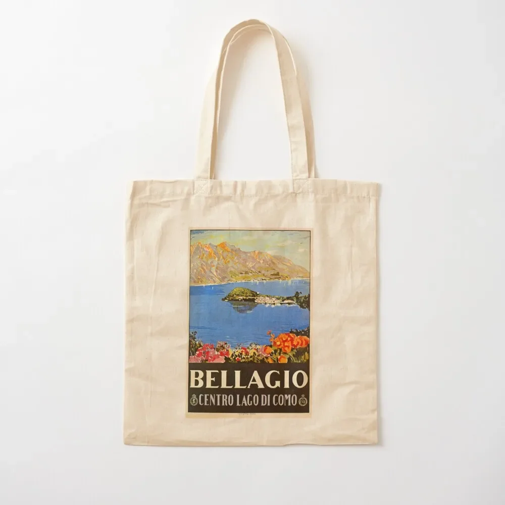 

Italy Bellagio Lake Como vintage Italian travel advert Tote Bag Handbags Gift bag Tote Bag