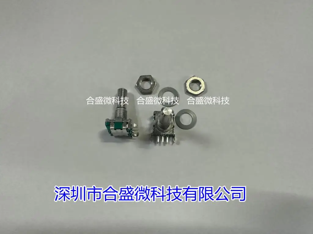 1PCS Horizontal Encoder With Switch 30 Positioning Number 15 Pulses EC11B15242AZ Axis Length 20mm