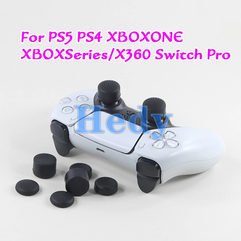 Tampa macia do tampão do polegar do silicone do polegar, estojo antiderrapante reforçado para PS5, PS4, XBOX ONE Series, XBOX360, Switch Pro, 20 conjuntos